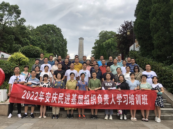 民进安庆市委会举办2022年民进安庆市基层组织培训班 (2)
