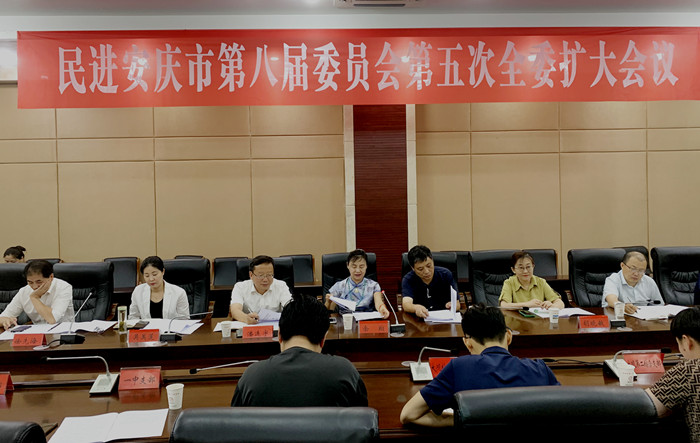0630民进安庆市委会召开八届五次全委扩大会议2